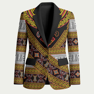 Cameroon Bamenda Toghu Inspired Blazer Classic Motifs