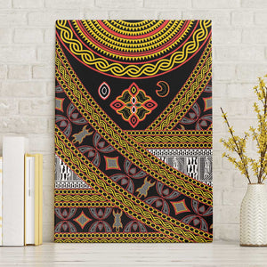 Cameroon Bamenda Toghu Inspired Canvas Wall Art Classic Motifs