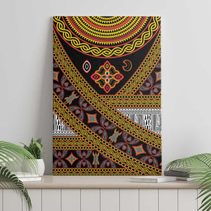 Cameroon Bamenda Toghu Inspired Canvas Wall Art Classic Motifs