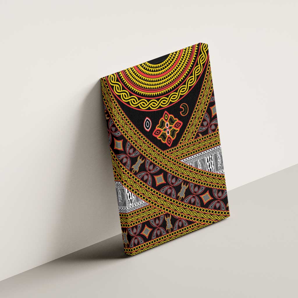 Cameroon Bamenda Toghu Inspired Canvas Wall Art Classic Motifs