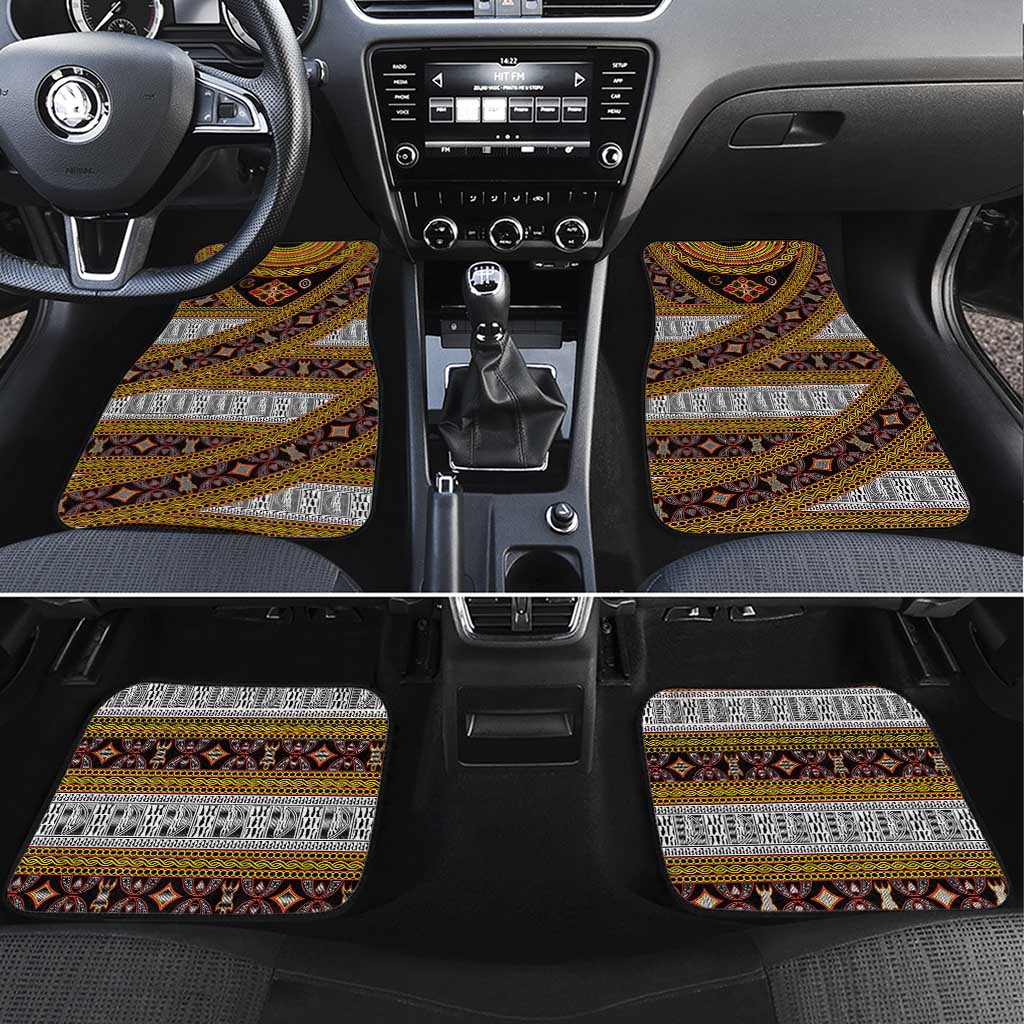 Cameroon Bamenda Toghu Inspired Car Mats Classic Motifs