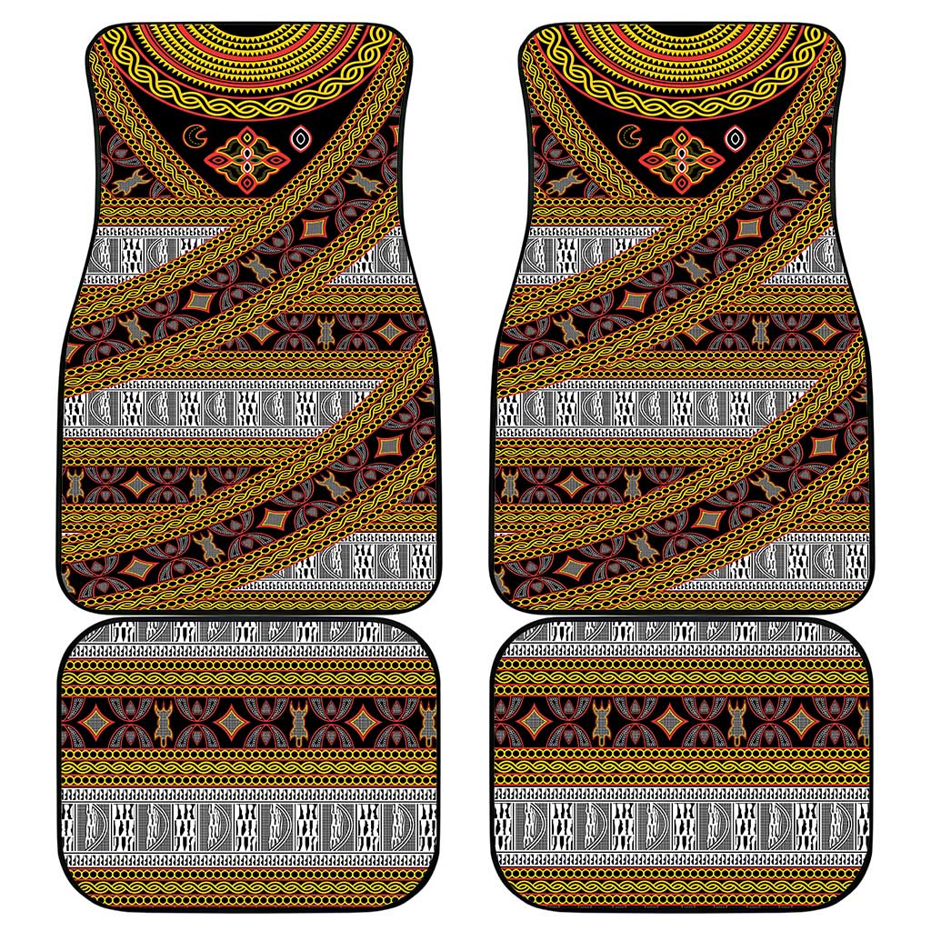 Cameroon Bamenda Toghu Inspired Car Mats Classic Motifs