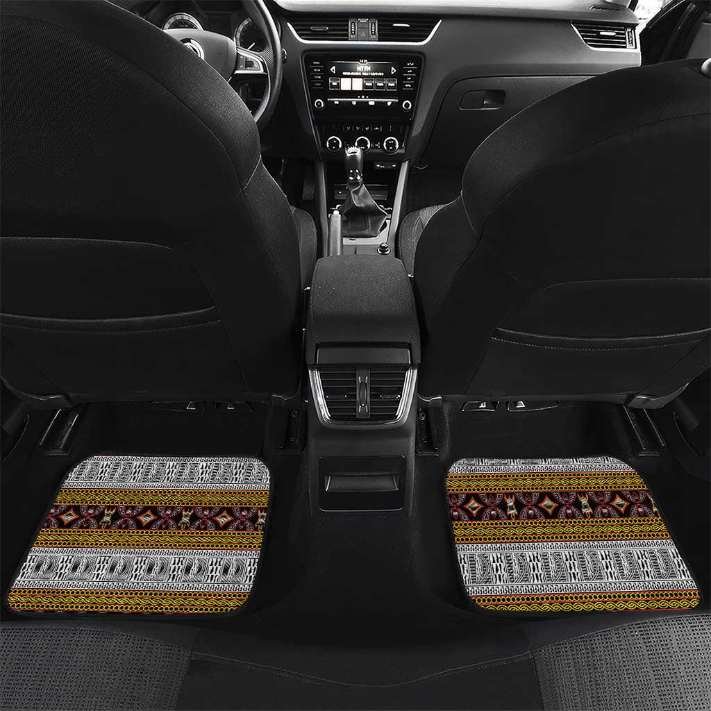 Cameroon Bamenda Toghu Inspired Car Mats Classic Motifs