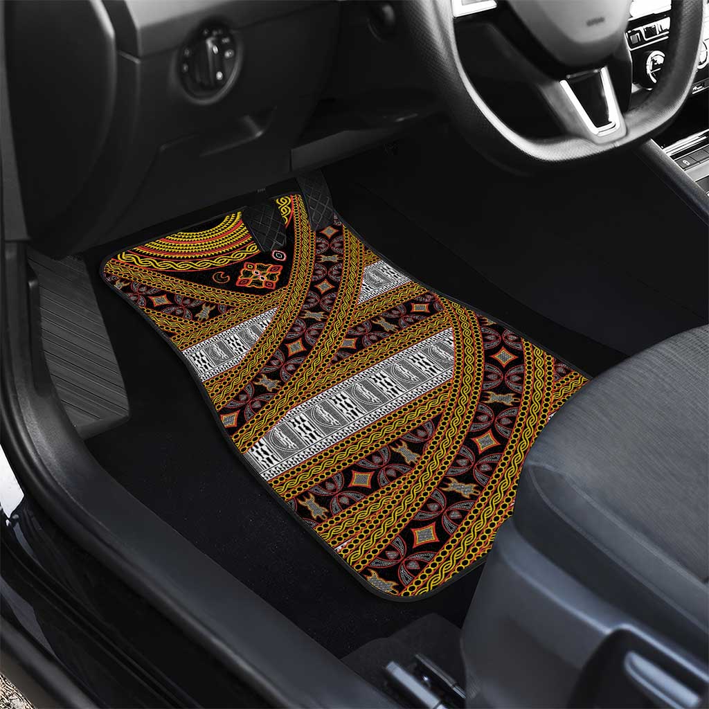 Cameroon Bamenda Toghu Inspired Car Mats Classic Motifs