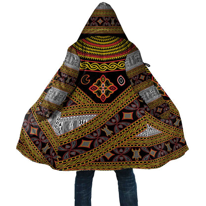 Cameroon Bamenda Toghu Inspired Cloak Classic Motifs