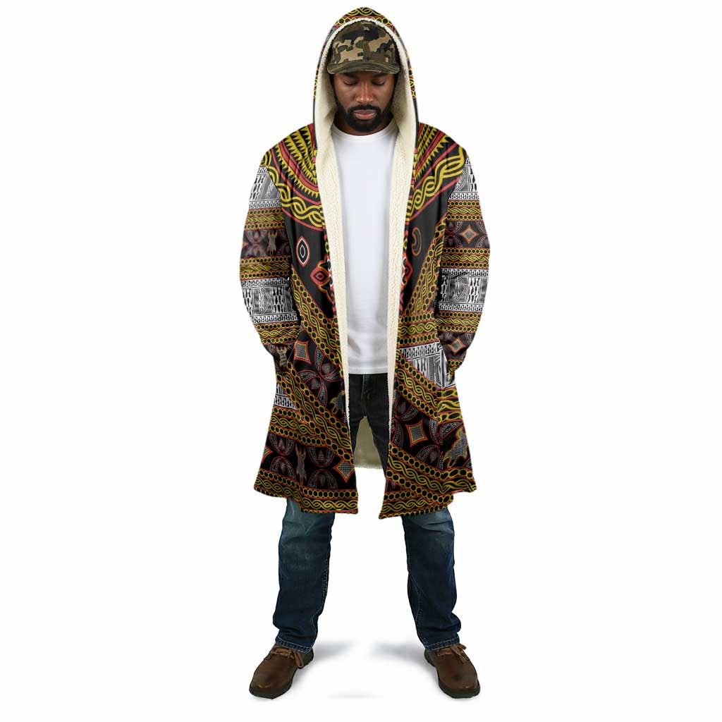 Cameroon Bamenda Toghu Inspired Cloak Classic Motifs