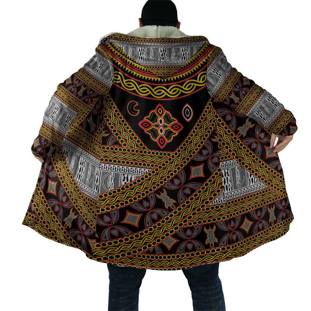 Cameroon Bamenda Toghu Inspired Cloak Classic Motifs