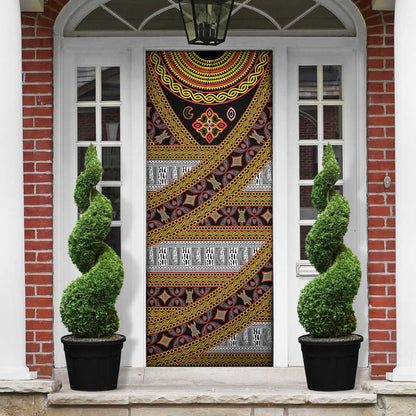 Cameroon Bamenda Toghu Inspired Door Cover Classic Motifs