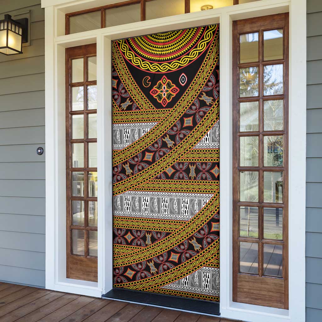 Cameroon Bamenda Toghu Inspired Door Cover Classic Motifs