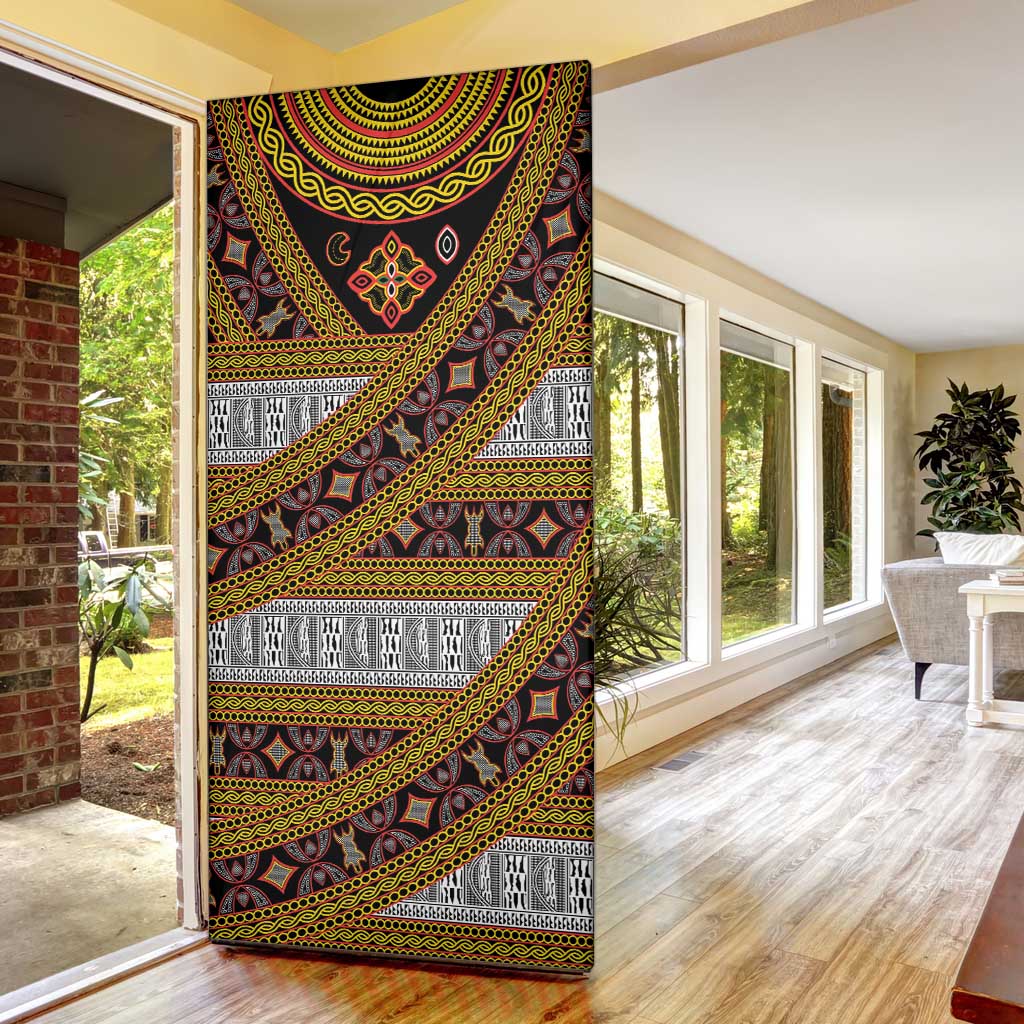 Cameroon Bamenda Toghu Inspired Door Cover Classic Motifs