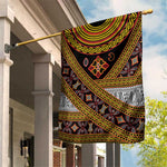Cameroon Bamenda Toghu Inspired Garden Flag Classic Motifs