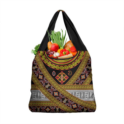 Cameroon Bamenda Toghu Inspired Grocery Bag Classic Motifs
