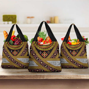 Cameroon Bamenda Toghu Inspired Grocery Bag Classic Motifs
