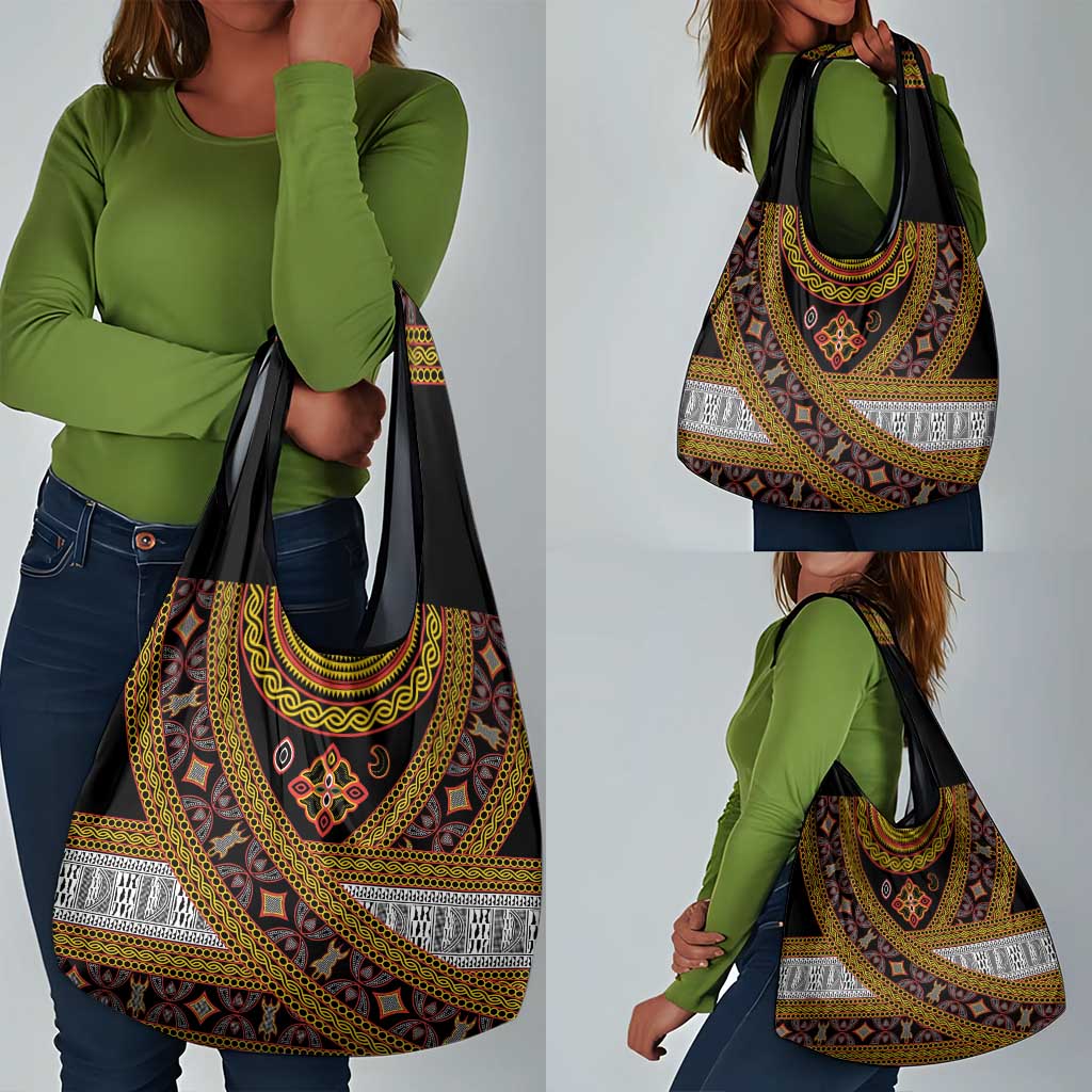 Cameroon Bamenda Toghu Inspired Grocery Bag Classic Motifs