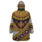 Cameroon Bamenda Toghu Inspired Kid Wearable Blanket Hoodie Classic Motifs
