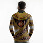 Cameroon Bamenda Toghu Inspired Long Sleeve Polo Shirt Classic Motifs