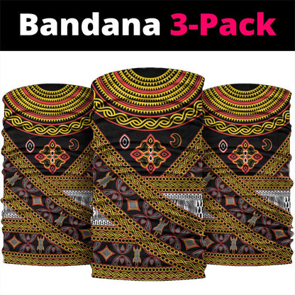 Cameroon Bamenda Toghu Inspired Neck Gaiter Classic Motifs