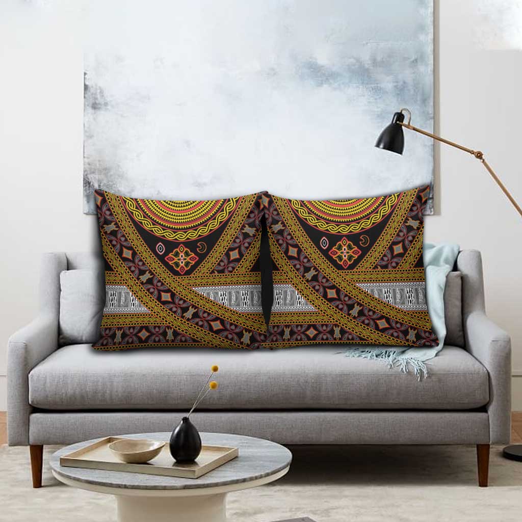 Cameroon Bamenda Toghu Inspired Pillow Cover Classic Motifs