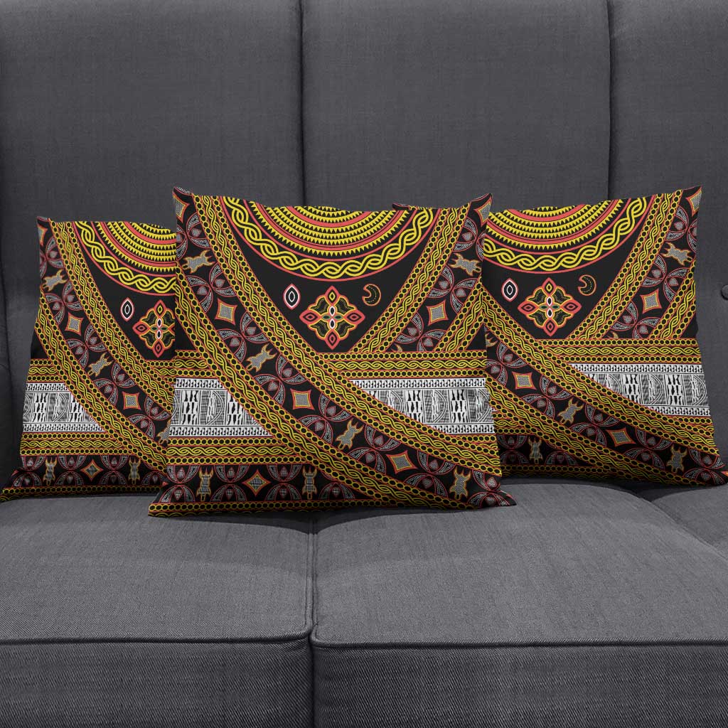 Cameroon Bamenda Toghu Inspired Pillow Cover Classic Motifs