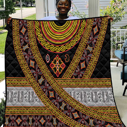 Cameroon Bamenda Toghu Inspired Quilt Classic Motifs