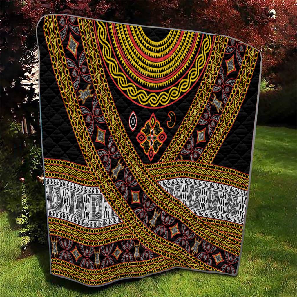 Cameroon Bamenda Toghu Inspired Quilt Classic Motifs