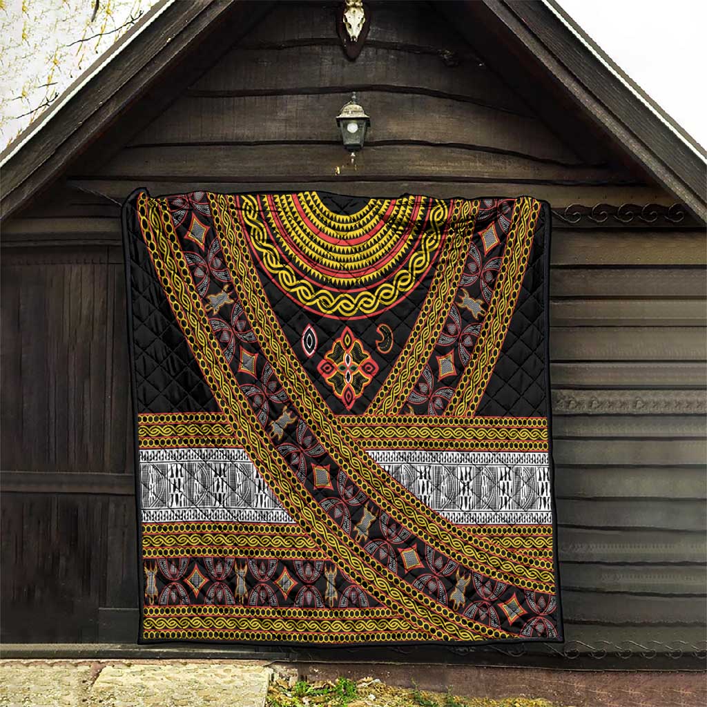 Cameroon Bamenda Toghu Inspired Quilt Classic Motifs