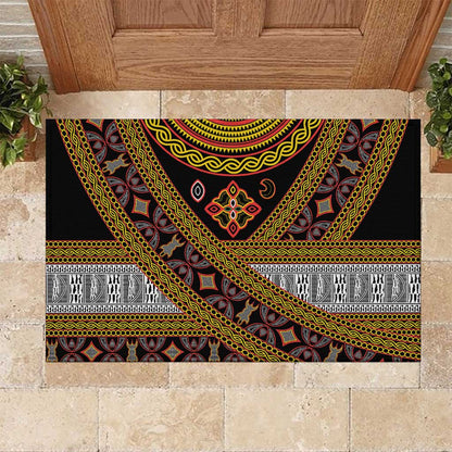 Cameroon Bamenda Toghu Inspired Rubber Doormat Classic Motifs
