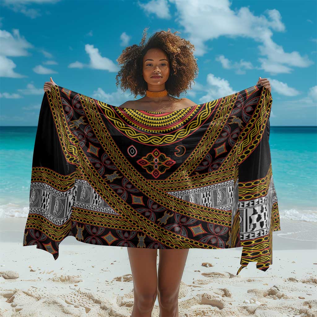 Cameroon Bamenda Toghu Inspired Sarong Classic Motifs