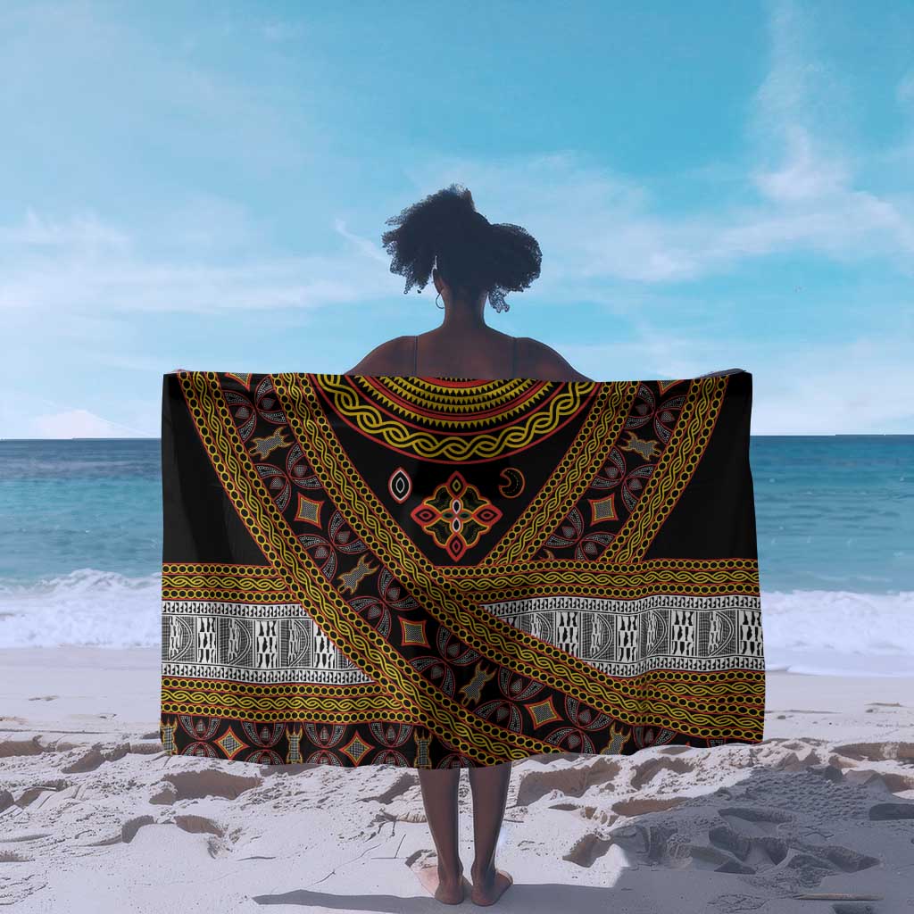 Cameroon Bamenda Toghu Inspired Sarong Classic Motifs