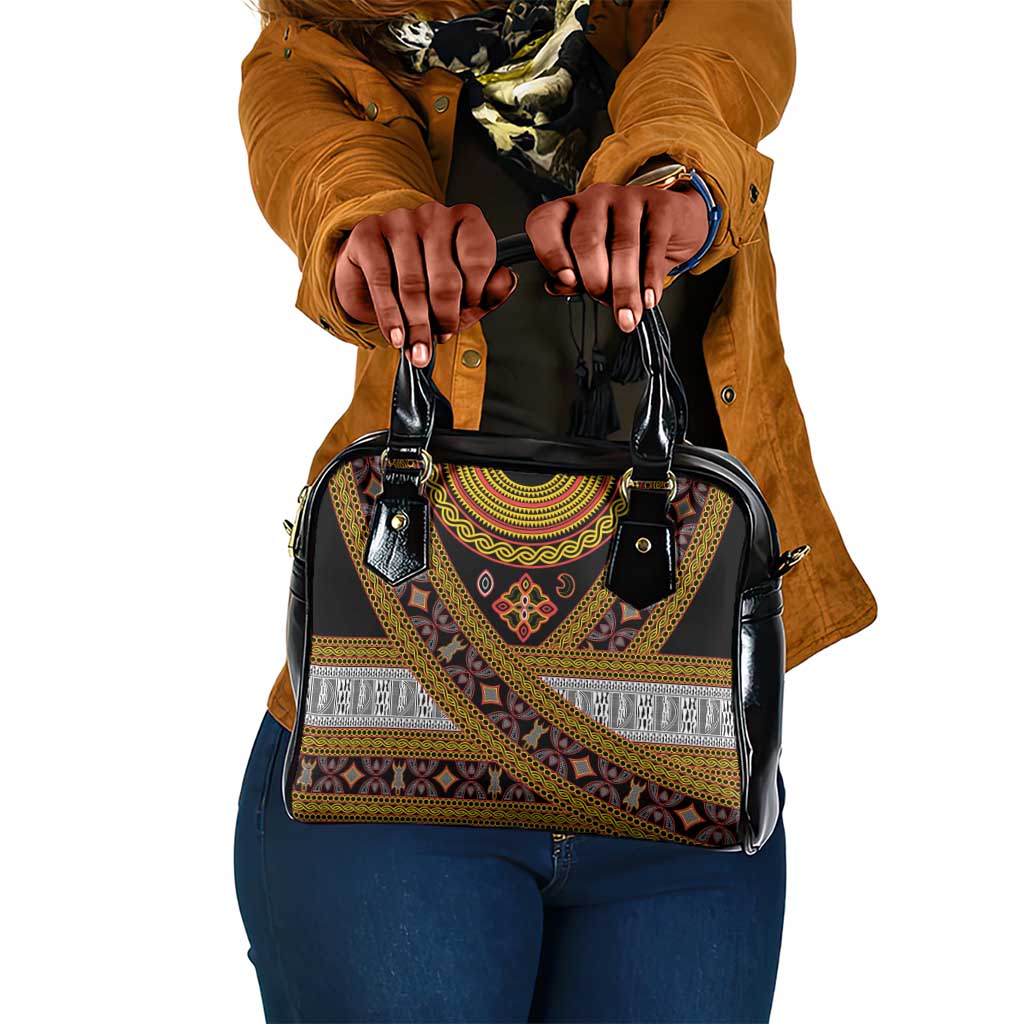 Cameroon Bamenda Toghu Inspired Shoulder Handbag Classic Motifs