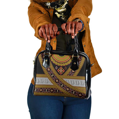 Cameroon Bamenda Toghu Inspired Shoulder Handbag Classic Motifs