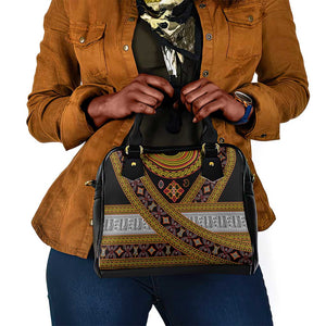 Cameroon Bamenda Toghu Inspired Shoulder Handbag Classic Motifs