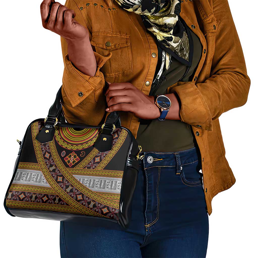 Cameroon Bamenda Toghu Inspired Shoulder Handbag Classic Motifs