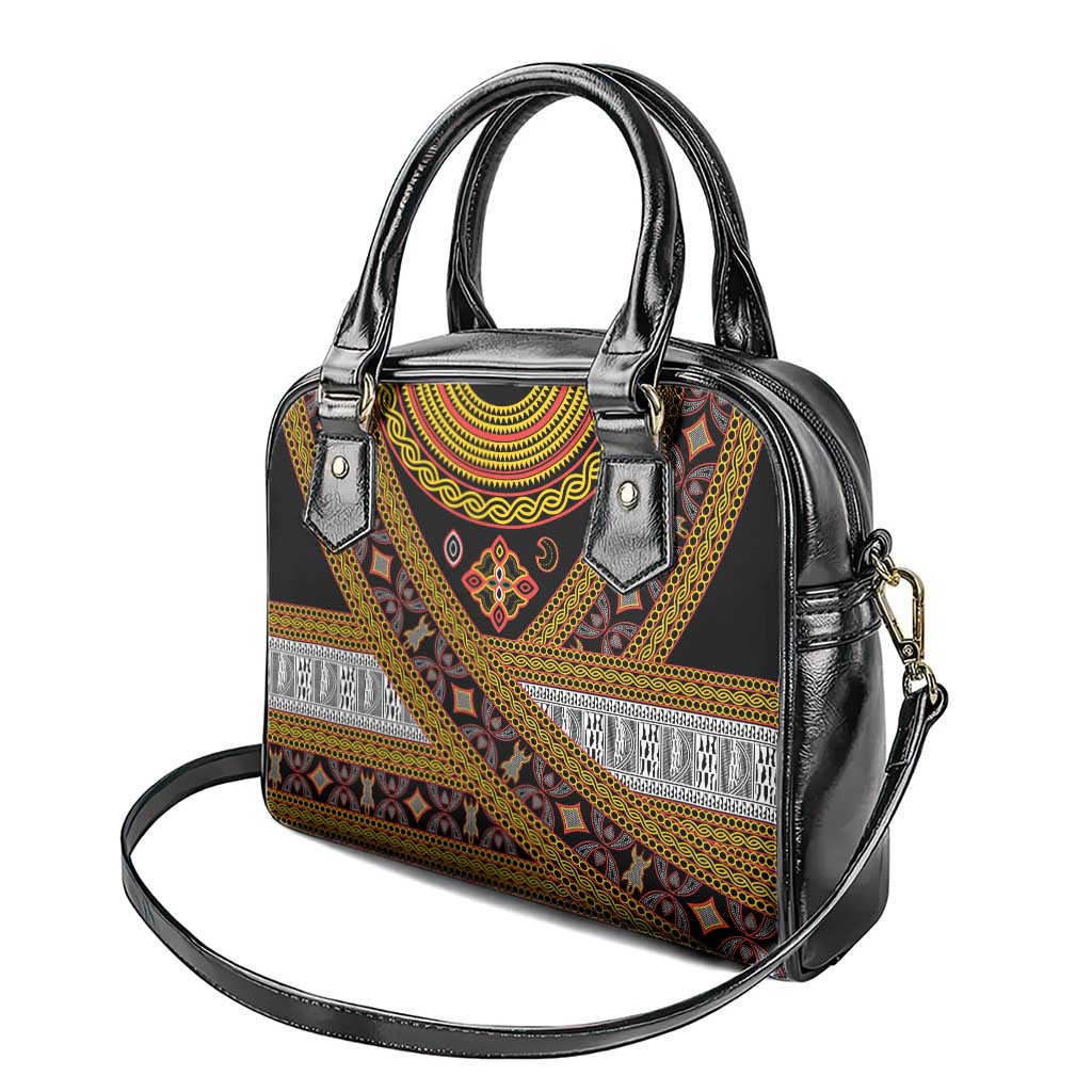 Cameroon Bamenda Toghu Inspired Shoulder Handbag Classic Motifs