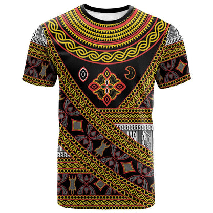 Cameroon Bamenda Toghu Inspired T shirt Classic Motifs