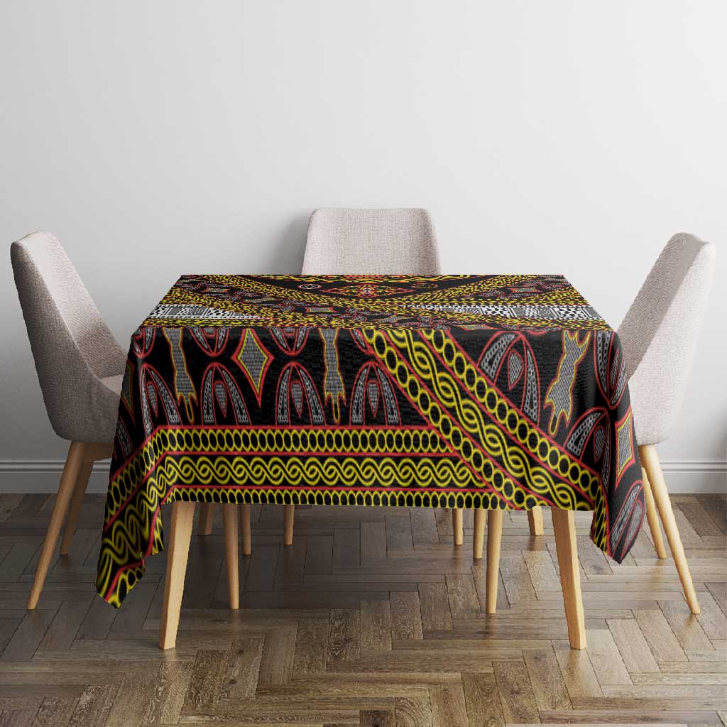 Cameroon Bamenda Toghu Inspired Tablecloth Classic Motifs