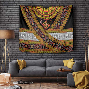 Cameroon Bamenda Toghu Inspired Tapestry Classic Motifs