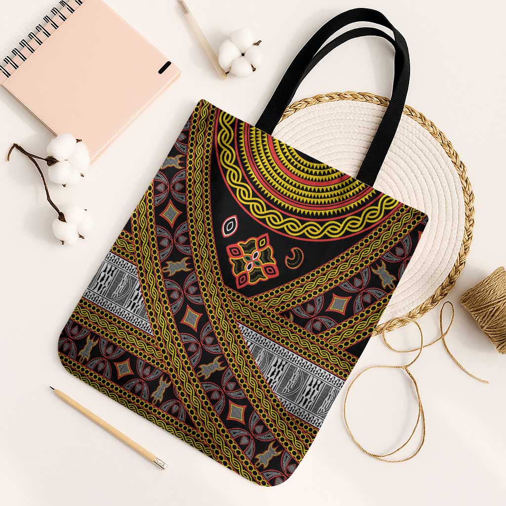 Cameroon Bamenda Toghu Inspired Tote Bag Classic Motifs