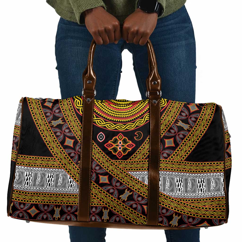 Cameroon Bamenda Toghu Inspired Travel Bag Classic Motifs