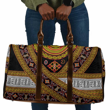 Cameroon Bamenda Toghu Inspired Travel Bag Classic Motifs