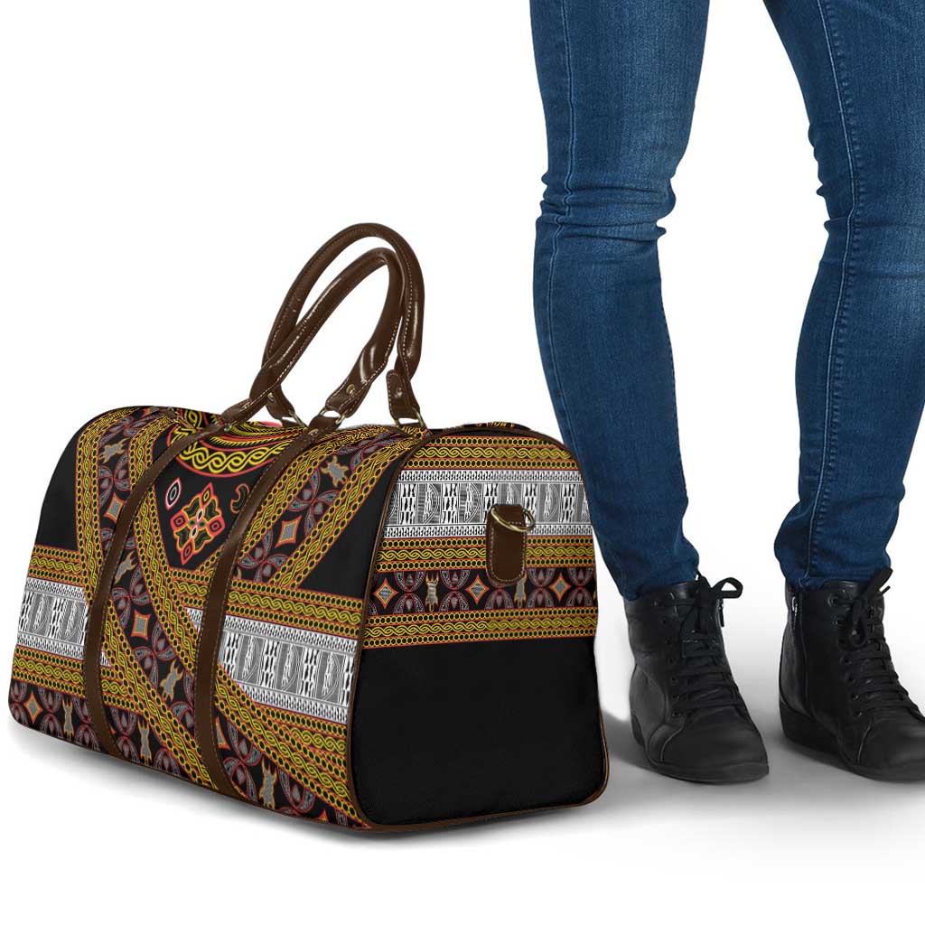 Cameroon Bamenda Toghu Inspired Travel Bag Classic Motifs