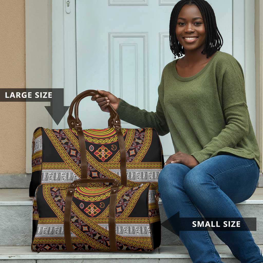 Cameroon Bamenda Toghu Inspired Travel Bag Classic Motifs