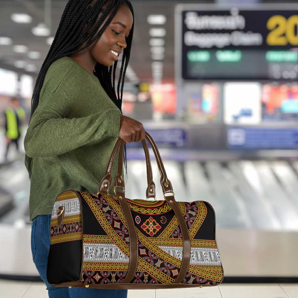 Cameroon Bamenda Toghu Inspired Travel Bag Classic Motifs