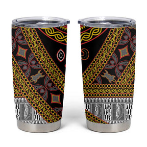 Cameroon Bamenda Toghu Inspired Tumbler Cup Classic Motifs