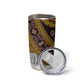 Cameroon Bamenda Toghu Inspired Tumbler Cup Classic Motifs