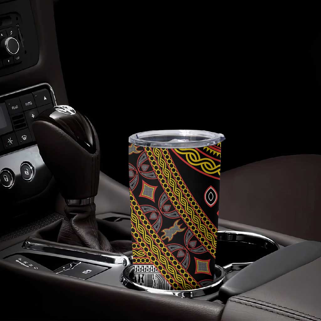 Cameroon Bamenda Toghu Inspired Tumbler Cup Classic Motifs
