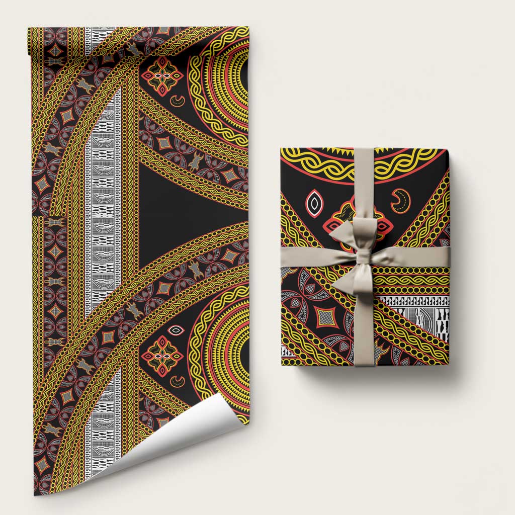 Cameroon Bamenda Toghu Inspired Wrapping Paper Classic Motifs
