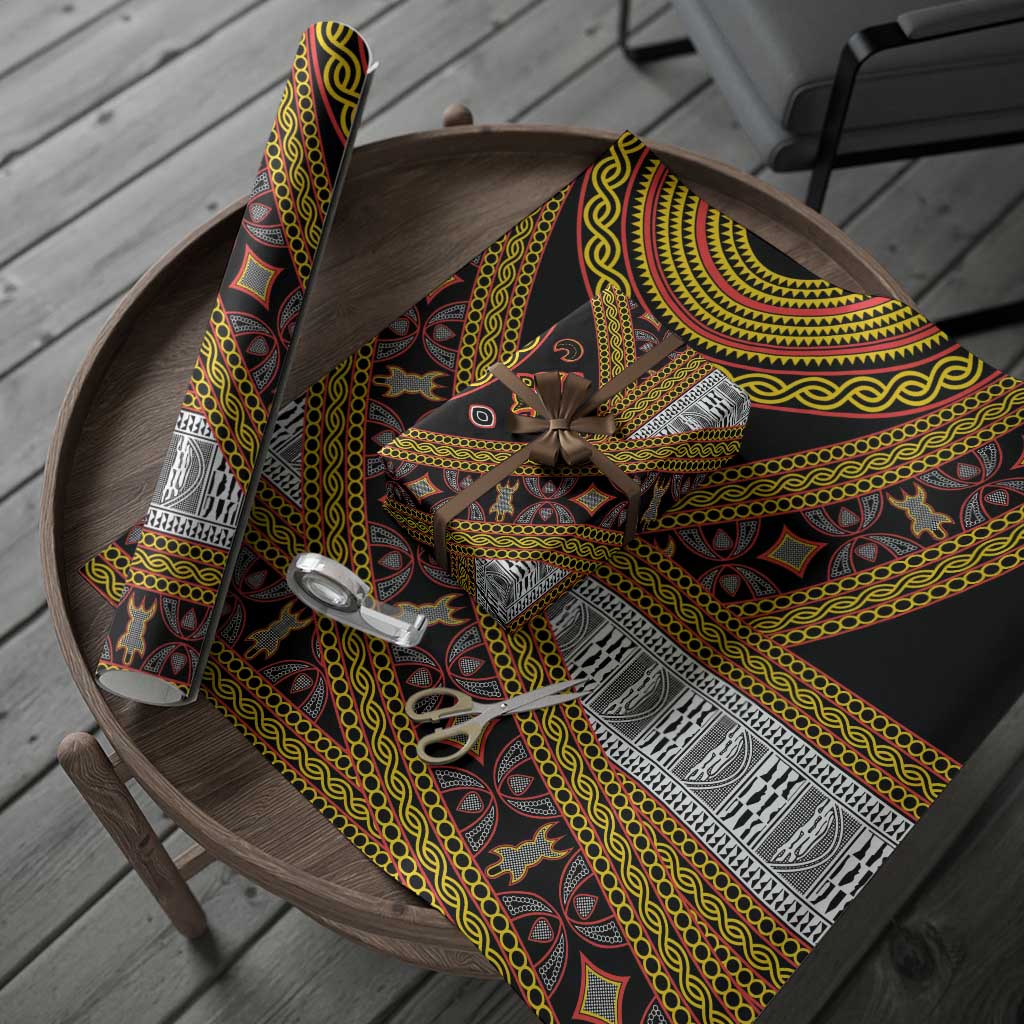 Cameroon Bamenda Toghu Inspired Wrapping Paper Classic Motifs