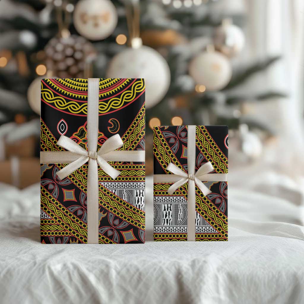 Cameroon Bamenda Toghu Inspired Wrapping Paper Classic Motifs