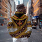 Cameroon Bamenda Toghu Inspired Zip Hoodie Classic Motifs